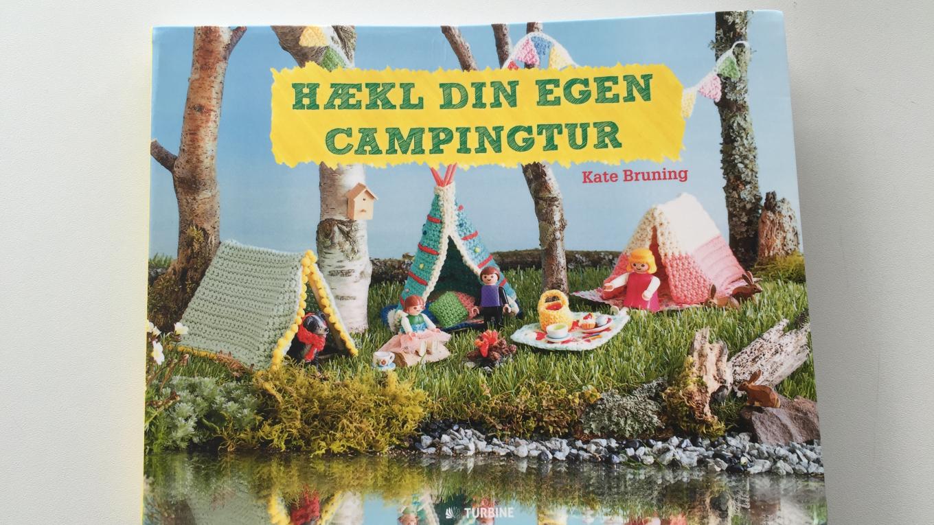 Hækl din egen campingtur, hækling, håndarbejde, sysler, campingsysler, bog, camping