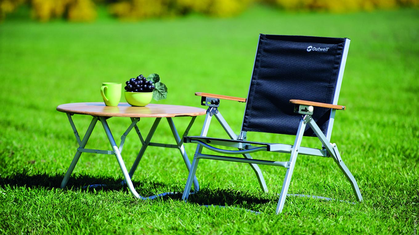 Outwell, campingudstyr, bambusmøbler, campingmøbler