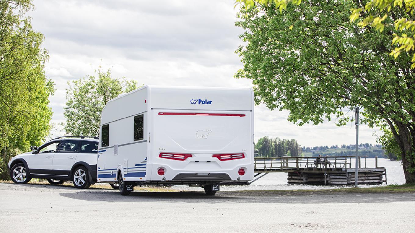 Polar, campingvogn, køleskab, kompressorkøleskab