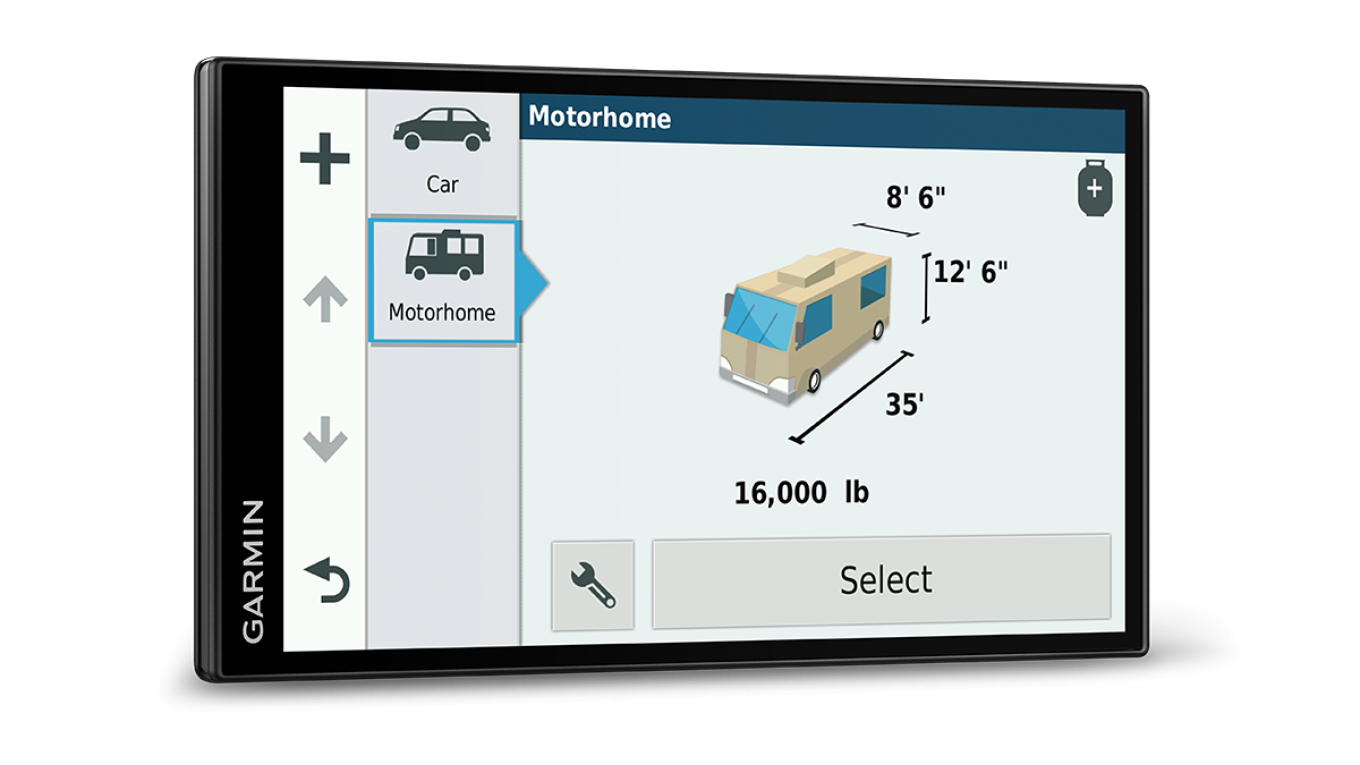 Garmin Camper 770 LMT-D, GPS-navigator, navigation, rutevejledning