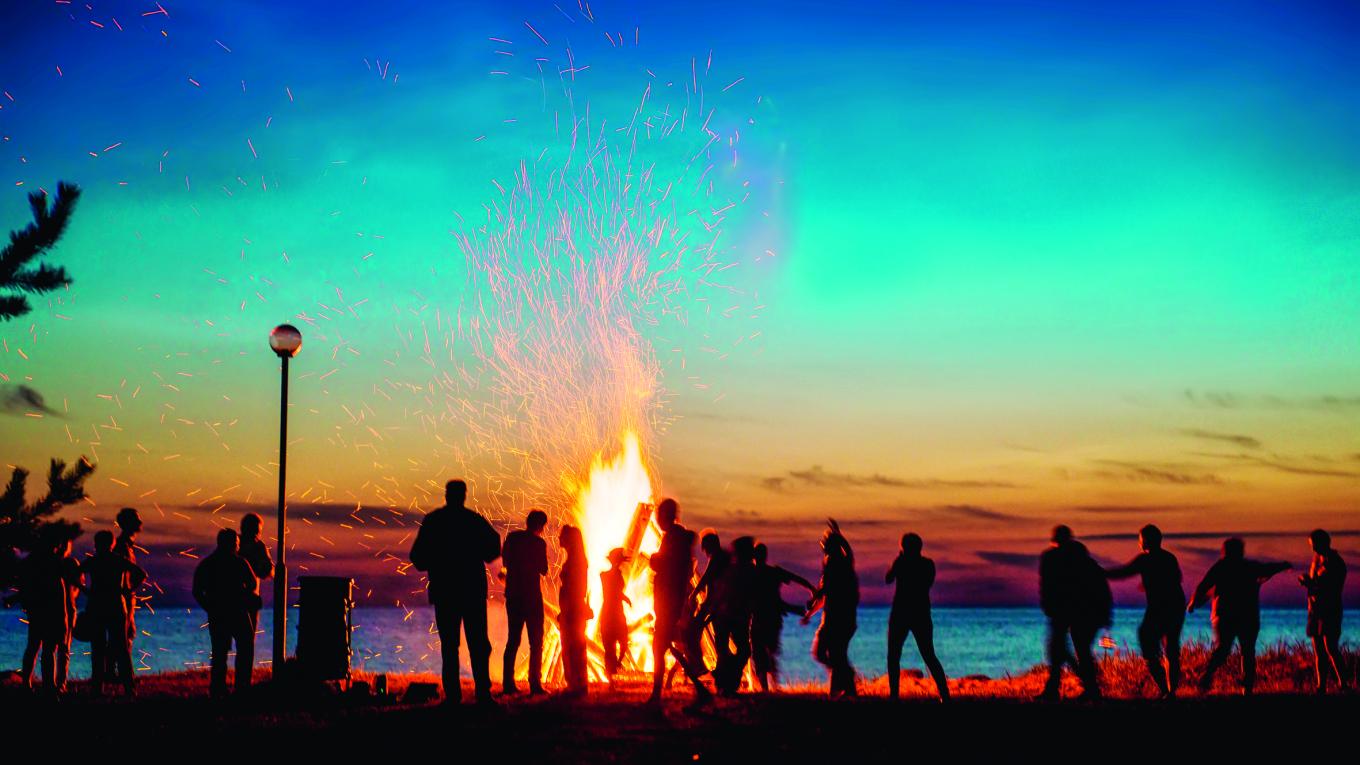 Sankthans, camping, campingpladser, DCU, midsommer