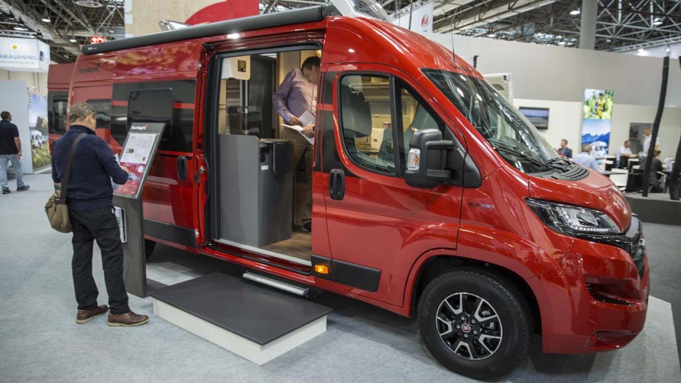 Sunlight Cliff 640, fritidsbil, van, Kastenwagen, Caravan Salon Düsseldorf, campingmesse, messe