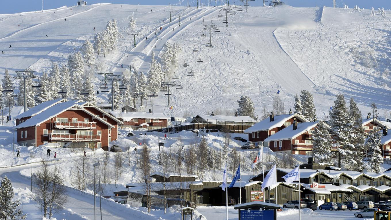 Sverige, Idre Fjäll, ski, skitur, campingområde, aktiv ferie