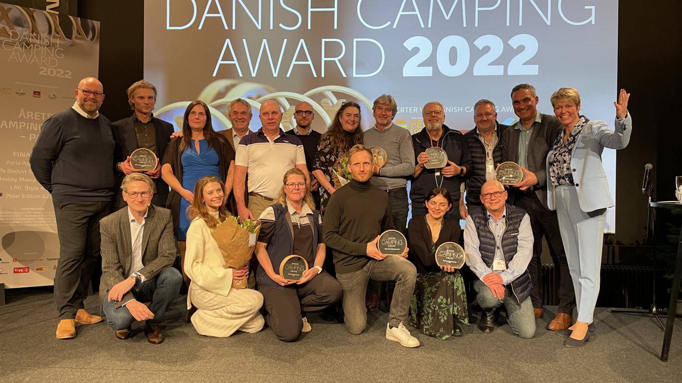 Her er vinderne af Danish Camping Award 2022