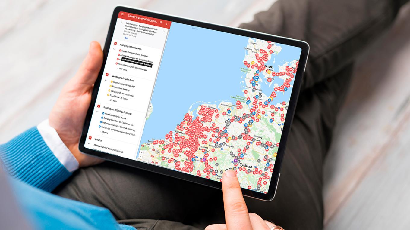 Transitpladser i Europa