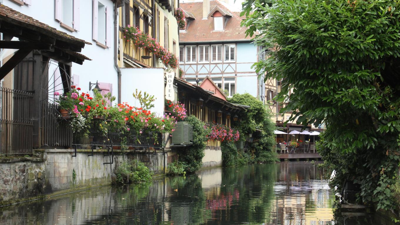 Sejltur på kanalen i Colmar