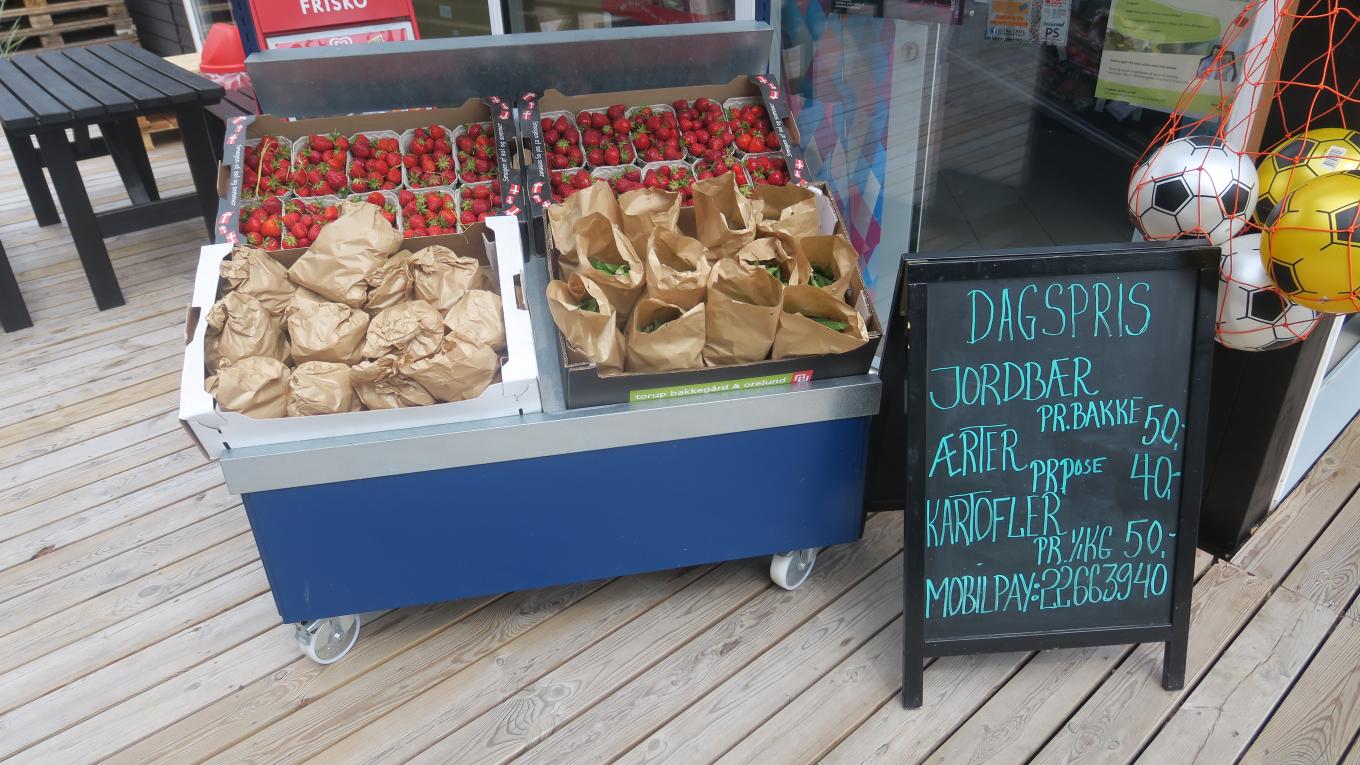 Kiosksalg på DCU-Camping Rørvig Strand