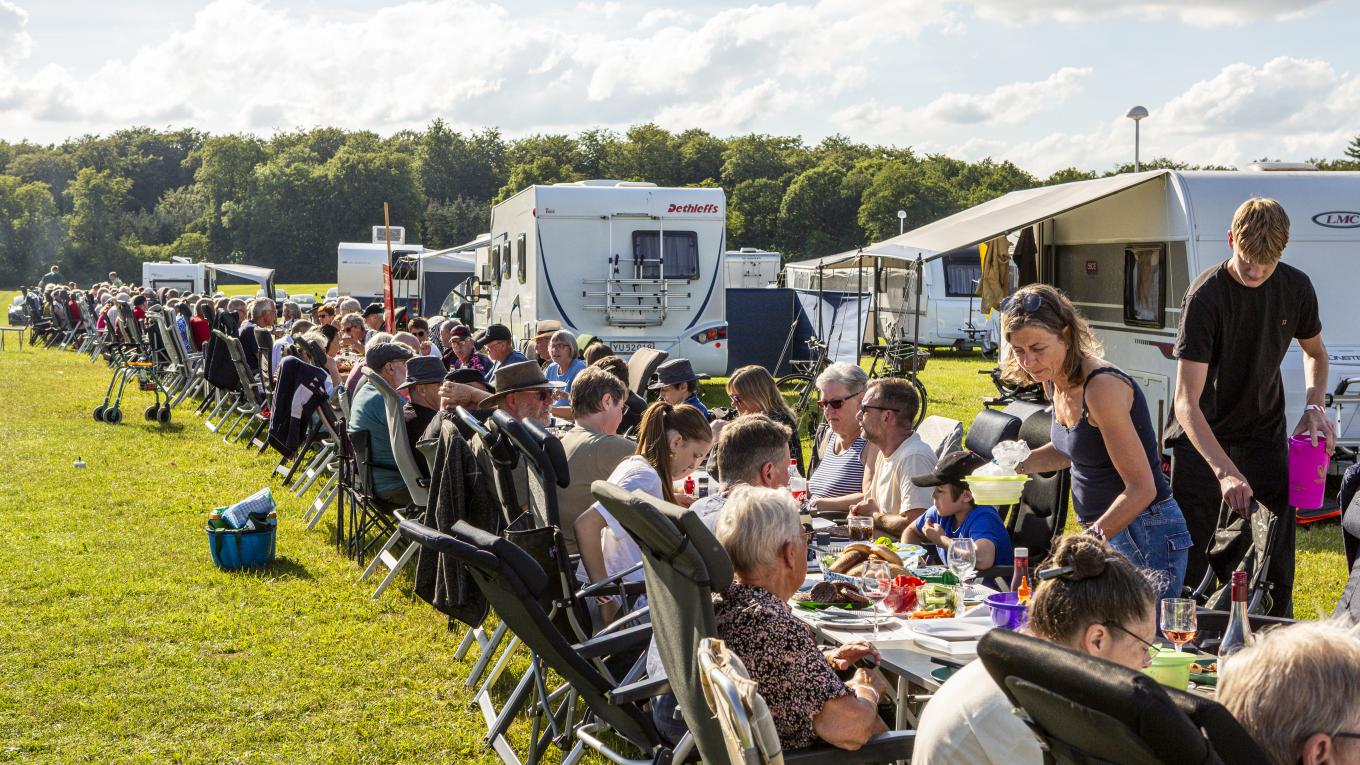 Langbord campingweekend