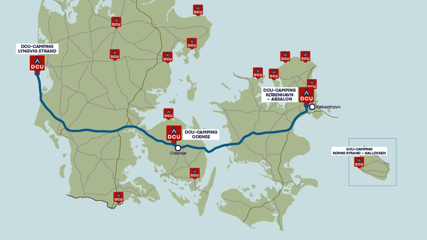 Rejseforslag 1 - Fra Vesterhavet til København