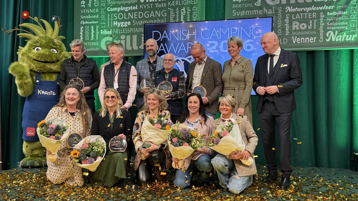 Danish Camping Award 2026 - vinderne