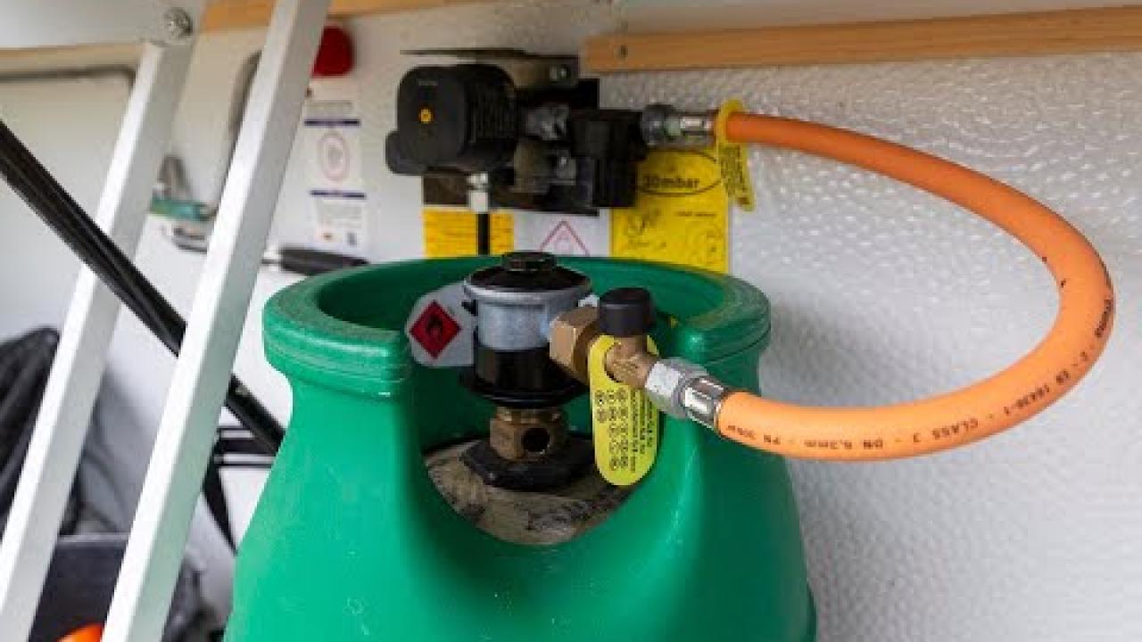 Campingskole: Gas og gaskasse